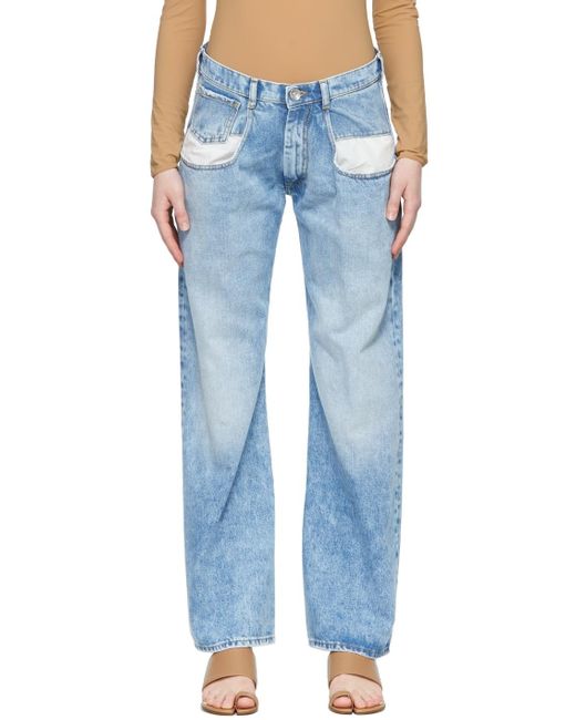 Maison Margiela Blue Classic Bootcut Jeans
