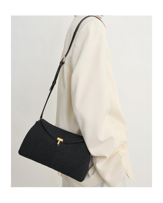 Totême Black T-Lock Rope Clutch