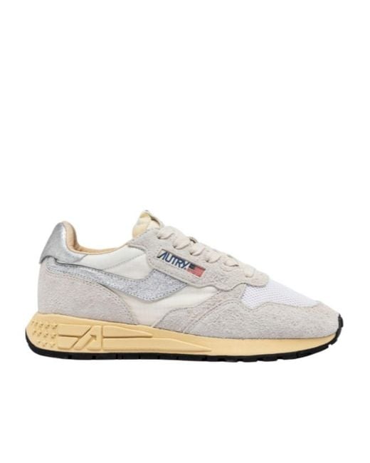 Autry White Reelwind Low Sneakers