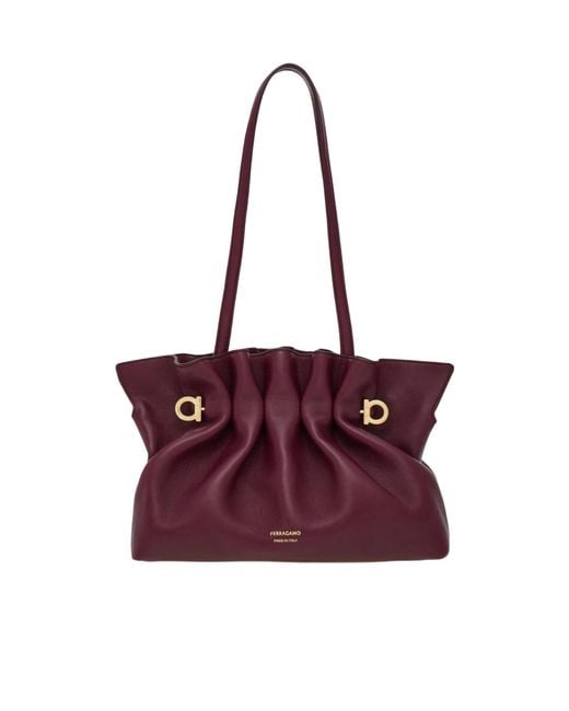 Ferragamo Purple Ferragamo Soft-Bag (S)