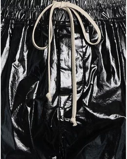 Rick Owens Black High-Waisted Cargo Pants