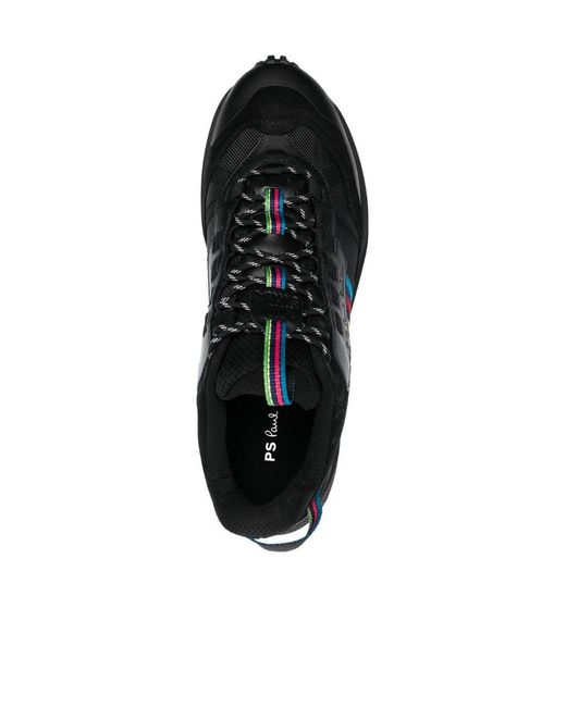 Paul Smith Black Never Assume Low-Top Sneakers for men