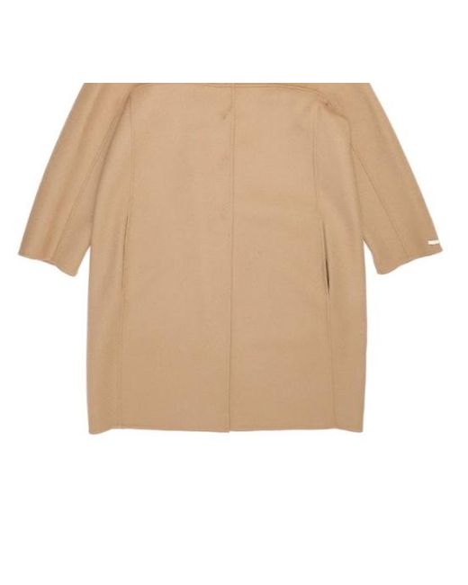 Max Mara Natural Logo Coat