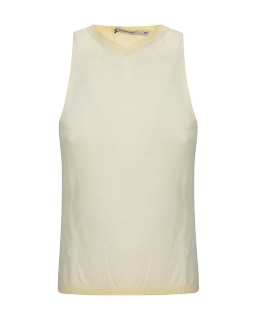 Paloma Wool Natural Sara Iii Sleeveless Knitted Top