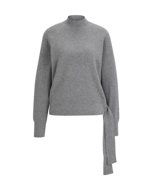 Boss Gray Knitted Sweater