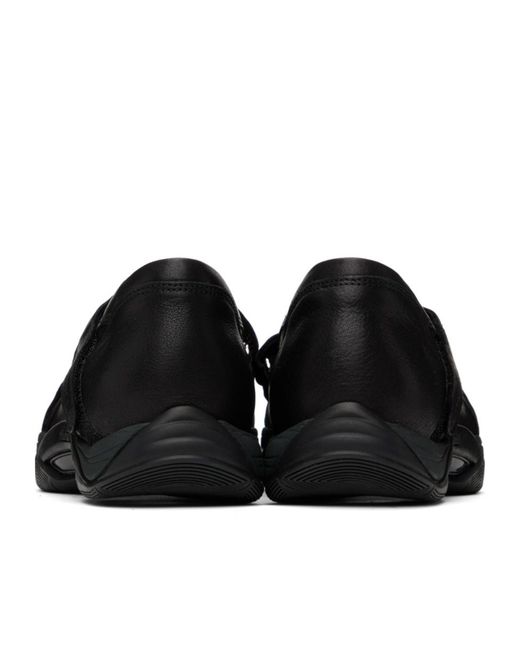 Our Legacy Black Sweetheart Cross-Strap Ballet Flats for men