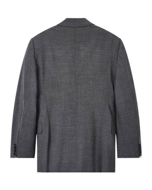Emporio Armani Blue Double Breasted Tailored Jacket for men