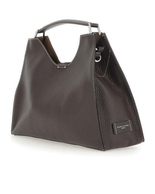 Gianni Chiarini Gray Aurora Top Handle Bag
