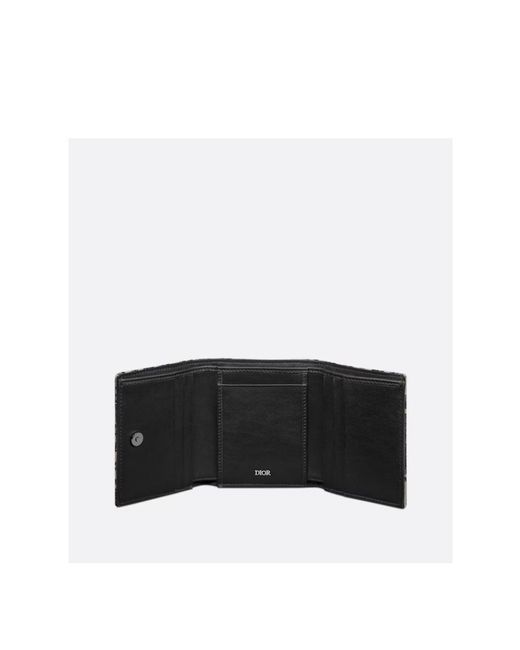 Dior Gray Trifold Wallet for men
