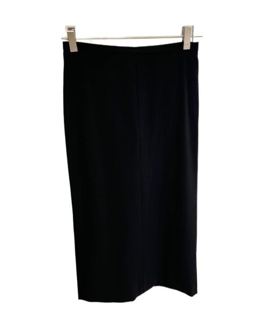 The Row Black Matias Skirt