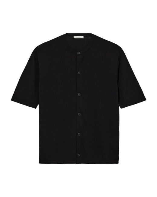 Lemaire Black Short Sleeve Shirt for men