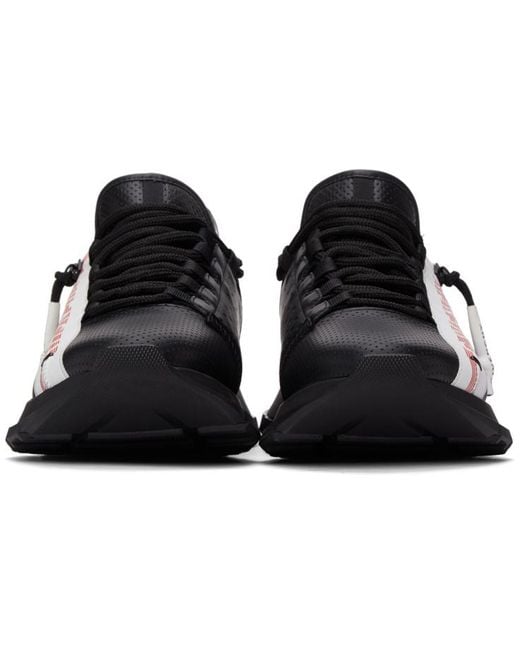 Givenchy Black Spectre Low-Top Leather Sneakers for men