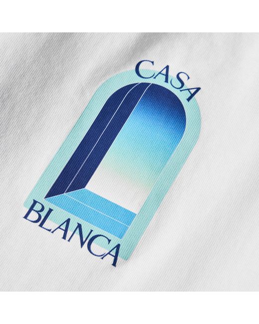 Casablanca White Printed T-Shirt for men