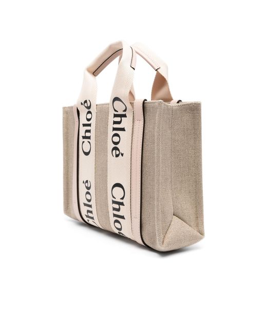 Chloé Natural Logo Shoulder Bag