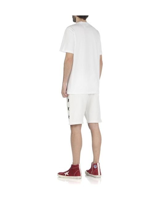 Golden Goose Deluxe Brand White Cotton Star-Motif Track Pants for men