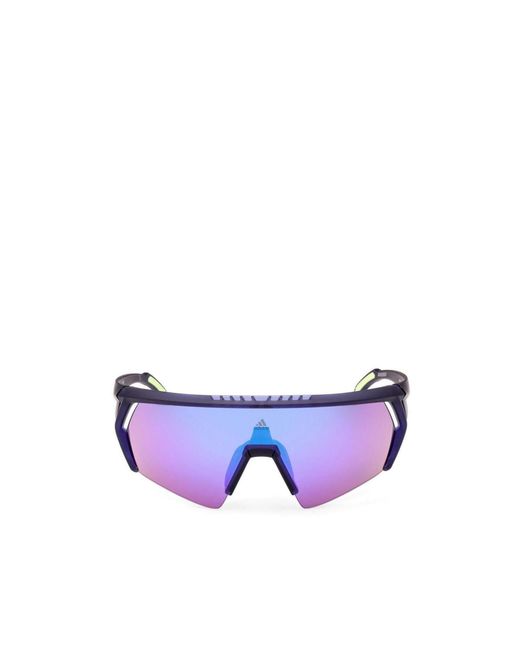 Adidas Originals Purple Geometric Sunglasses for men