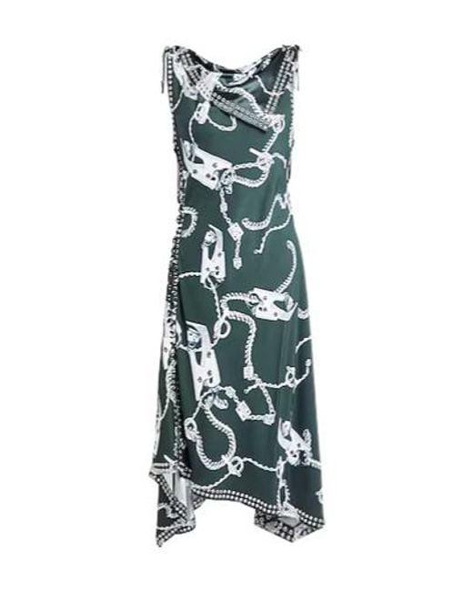 Burberry Green Midi Dresses