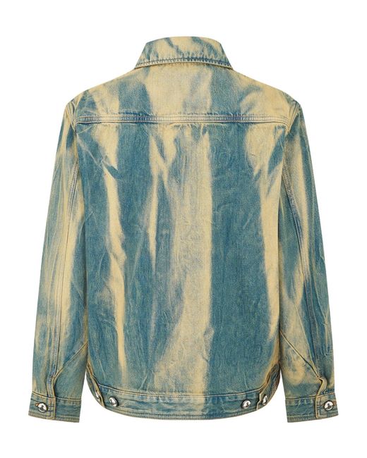 Vivienne Westwood Blue Distressed Denim Jacket for men