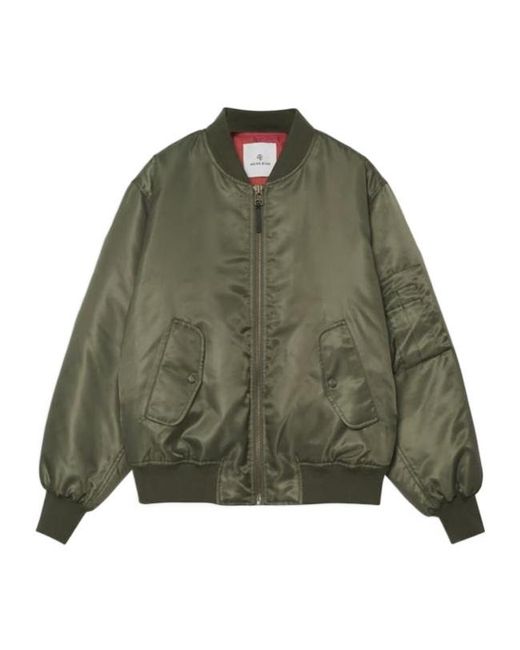 Anine Bing Green Long Sleeve Casual Jacket