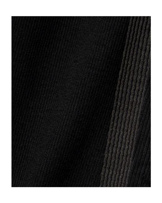 On Shoes Black Studio Striped Ribbed Stretch Recycled Leggings