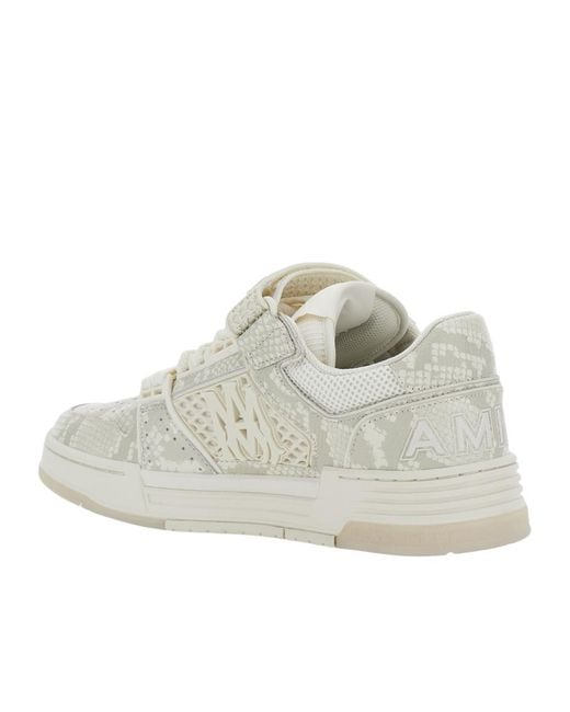 Amiri White Round-Toe Sneakers for men