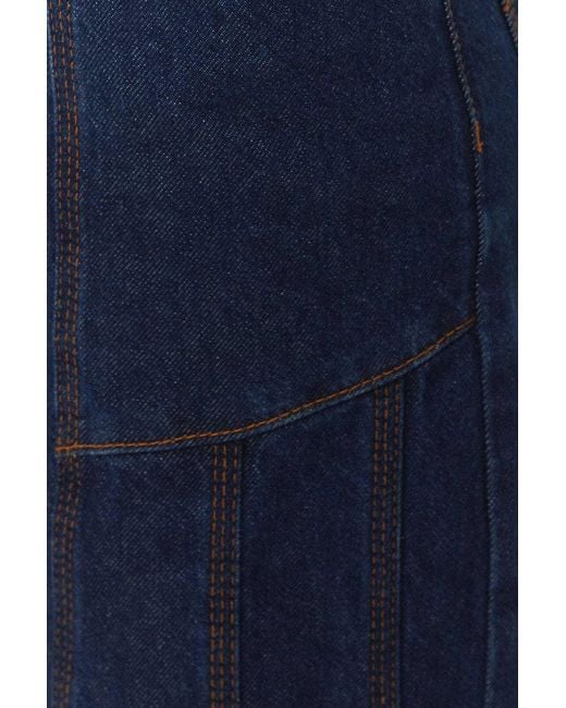 Farm Rio Blue High-Waisted Jeans