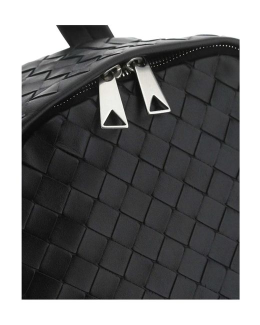 Bottega Veneta Black Classic Intrecciato Small Backpack for men