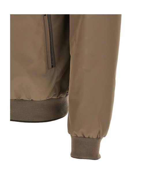 Moorer Green Manetti-Wk Bomber Jacket for men