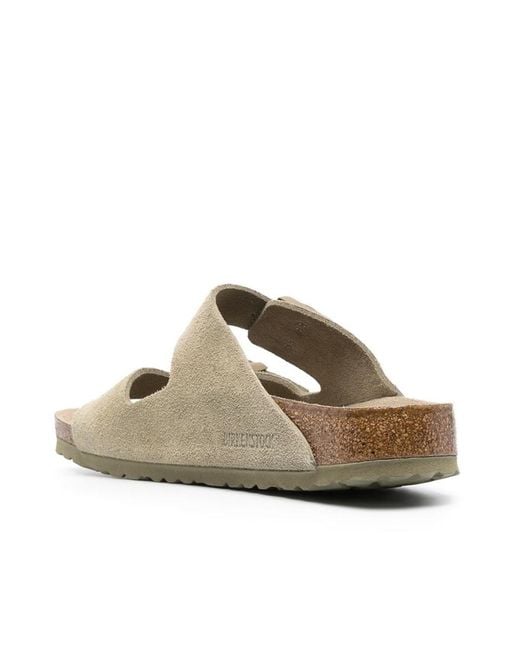 Birkenstock White Arizona Slip-On Sandals for men
