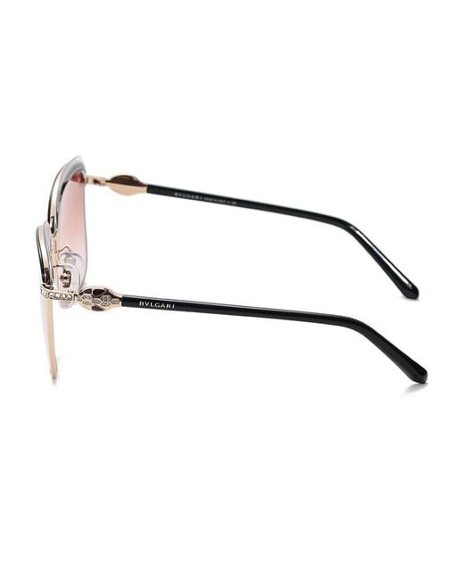 BVLGARI Pink Logo Sunglasses