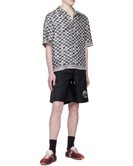 Amiri Black Drawstring Shorts for men