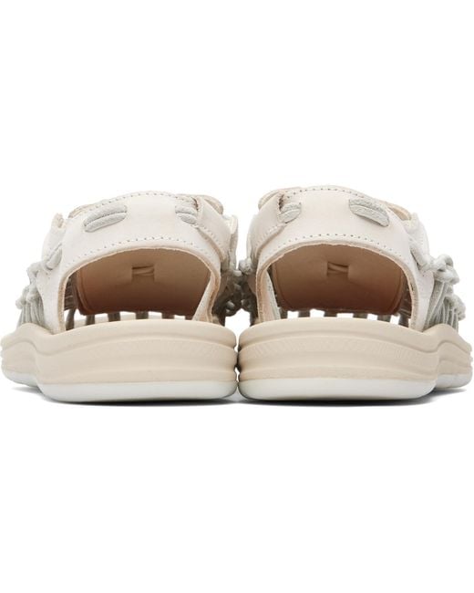 Keen White Woven Quicklace Sandals Sneakers for men