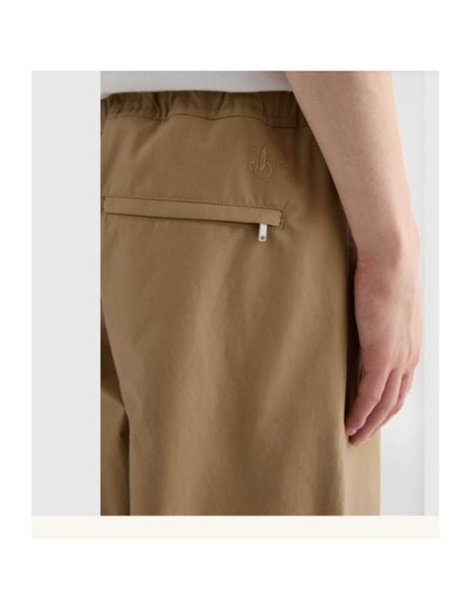 Jil Sander Natural Cotton Trousers for men