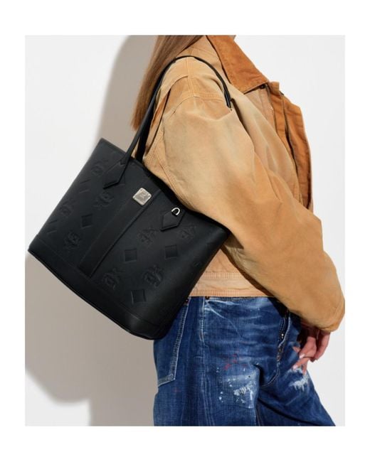 MCM Black Liz Shoulder Bag