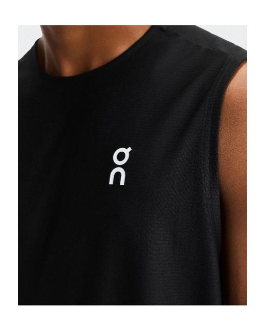 On Shoes Black Court Tank for men