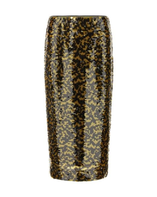 Staud Green Ciara Skirt
