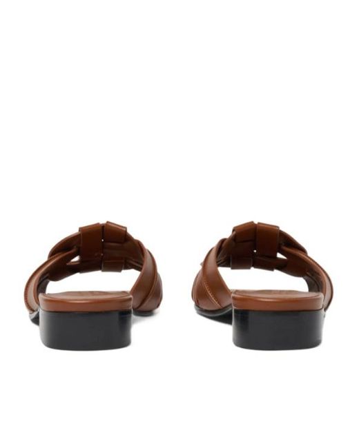 Scarosso Brown Anna Sandals