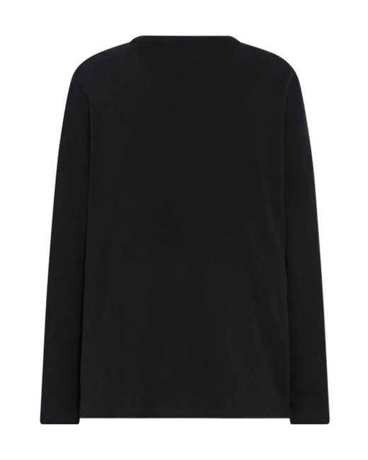 The Row Black Floris Cotton Sweater