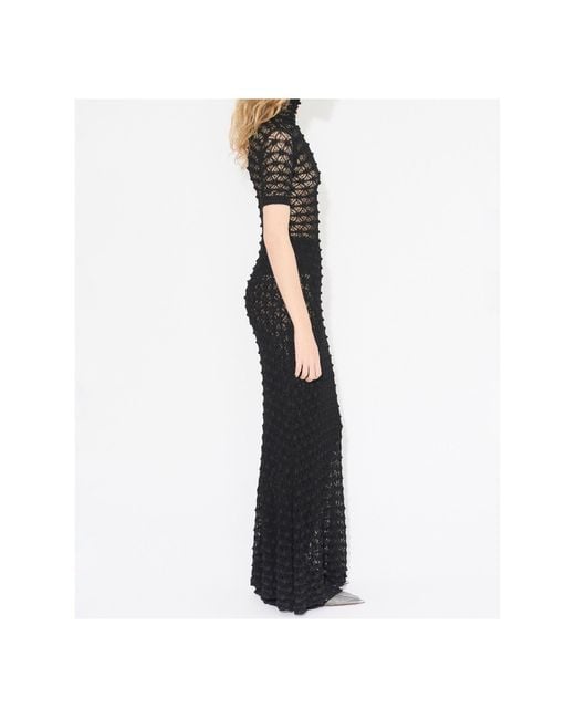Alaïa Black Lace Knitted Pants