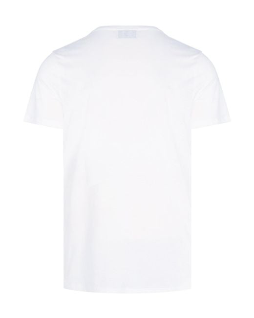 Vivienne Westwood White Embroidered Crewneck T-Shirt for men