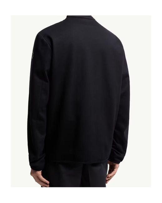 Moncler Blue Bandelier Shirt Jacket for men