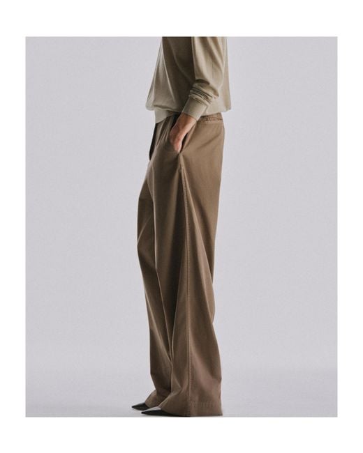 The Row Brown Casual Pants With Belt Loops