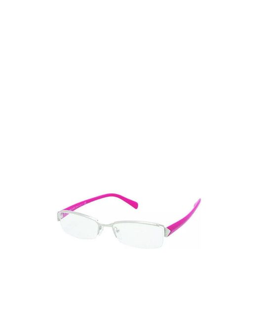 Prada Pink Logo Flat Mirror