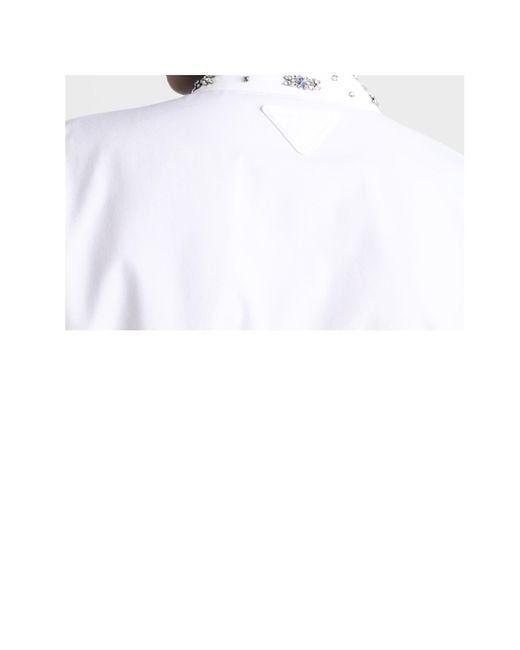 Prada White Short-Sleeved Shirt