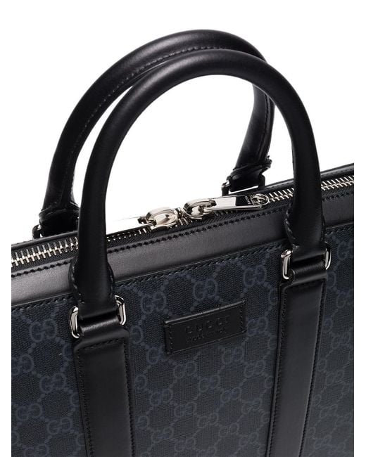 Gucci Black Gg Supreme Briefcase for men
