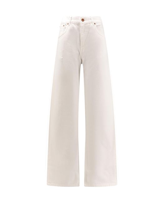 Aspesi White Five Pairs Of Jeans