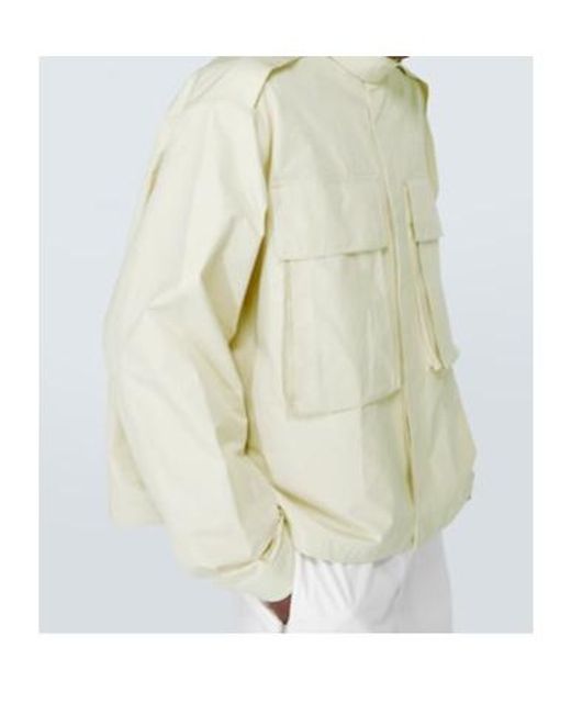 Jil Sander Natural Oversized Cotton Jacket for men