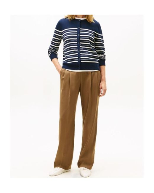 Tommy Hilfiger Blue Long-Sleeved Cardigan