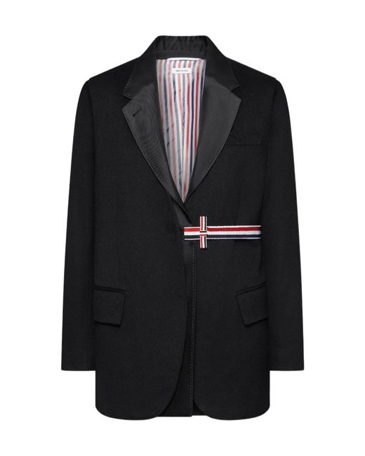 Thom Browne Black Narrow Jacket