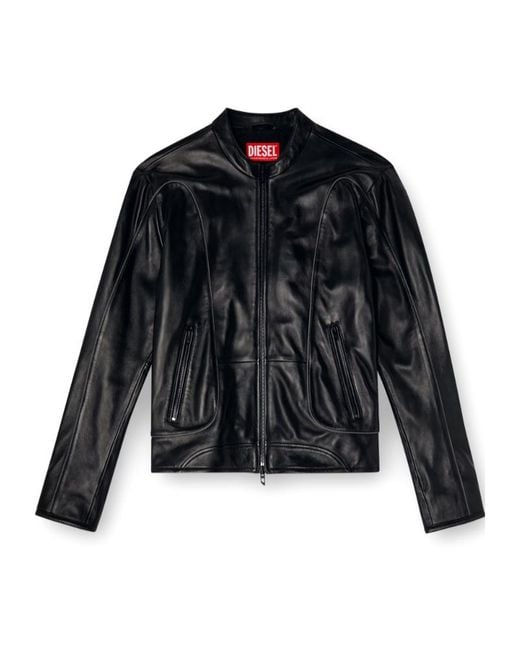 DIESEL Black L-Krixy Jacket for men